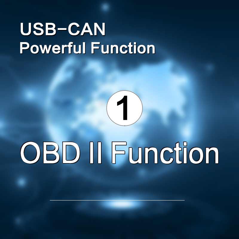 OBD II function of GCAN USBCAN