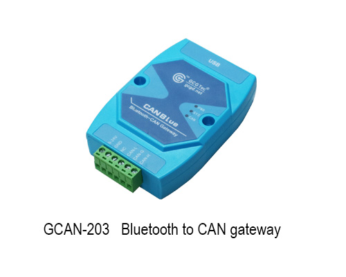 Introduction of GCAN-203 Bluetooth to CAN converter