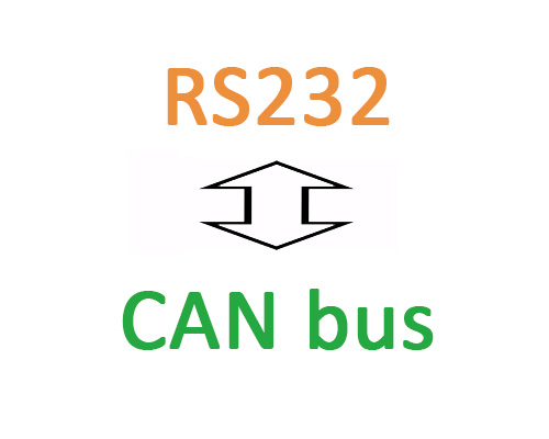 Industrial class RS232 to CAN bus converter - GCAN
