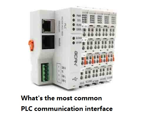 What's the most common plc communication interface?