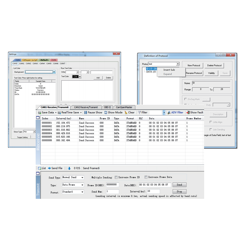 Universal USBCAN Analyzer of GCAN