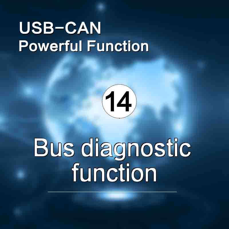 CAN-Bus diagnostic function of GCAN USBCAN