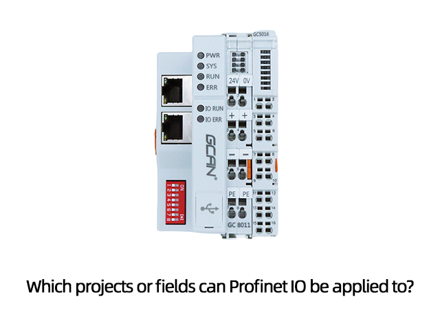 Which projects or fields can Profinet IO be applied to?