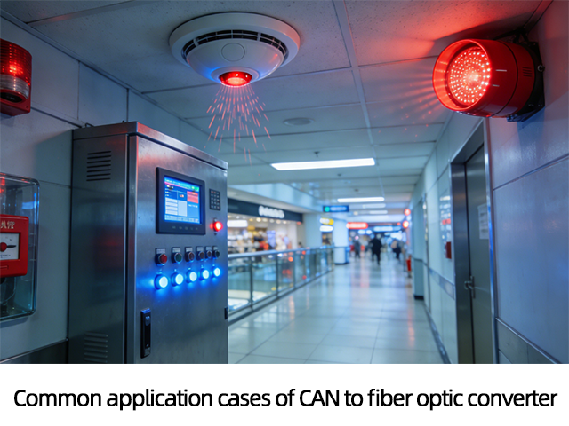 Common application cases of CAN to fiber optic converter