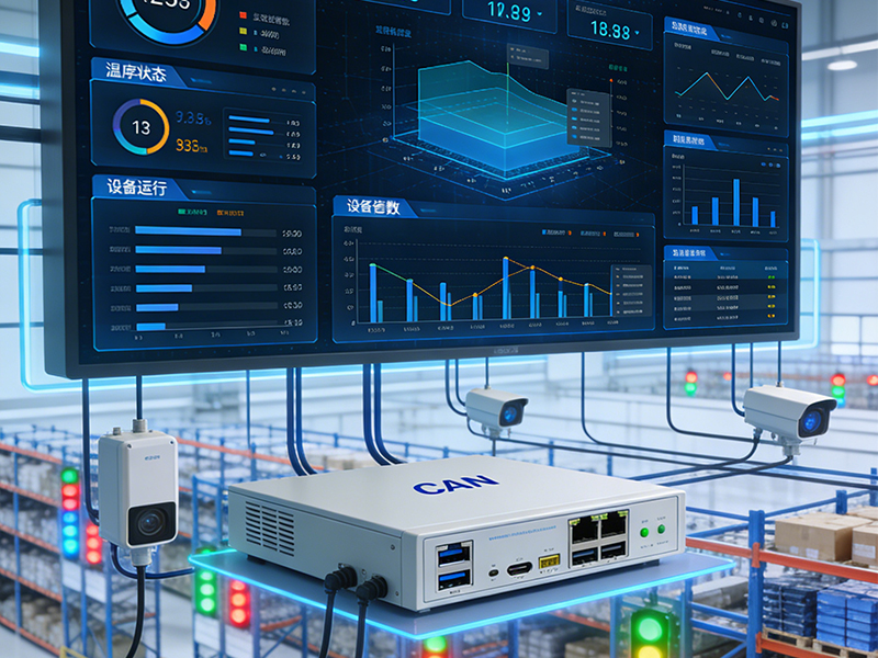 Application of CAN devices in warehouse management and contr